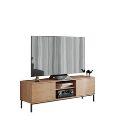 ТВ столик Marinez 2D, коричневый цена и информация | Тумбы под телевизор | 220.lv