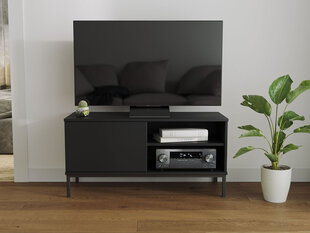 TV galdiņš Marinez 1D, melns cena un informācija | TV galdiņi | 220.lv