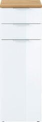 Тумбочка Germania Pescara 2753, белый/коричневый цена и информация | Шкафчики в гостиную | 220.lv