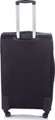 Большой чемодан Solier STL1316 XL, черный-коричневый цена и информация | Чемоданы, дорожные сумки | 220.lv