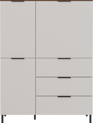 Шкаф California 1470, светло-серый/коричневый цена и информация | Шкафчики в гостиную | 220.lv