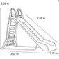 Dārza slidkalniņš ar ūdens strūklu Feber, 285cm cena un informācija | Slidkalniņi, kāpšanas konstruktori | 220.lv