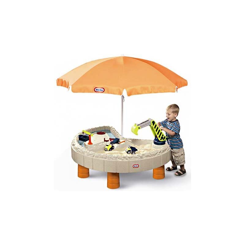 Ūdens - smilšu galds ar lietussargu Little Tikes cena un informācija | Smilšu kastes, smiltis | 220.lv