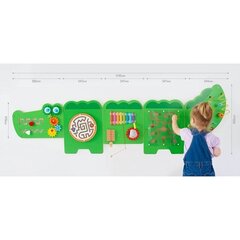 Развивающая деревянная игрушка - Крокодил цена и информация | Игрушки для малышей | 220.lv