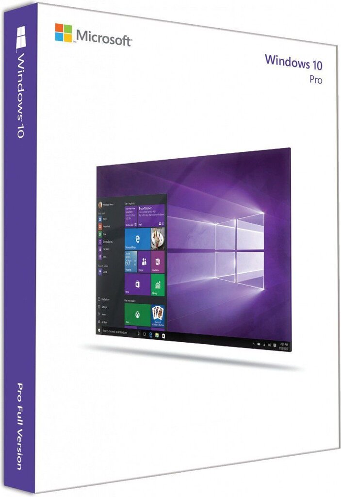 Microsoft Windows Pro 10 64 bit OEM DVD, PL cena un informācija | Operētājsistēmas | 220.lv