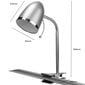 Galda lampa G.LUX GD-2819-C, pelēka цена и информация | Galda lampas | 220.lv
