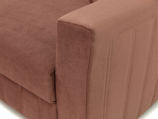 Dīvāns-gulta Clivia Glam 2, smilškrāsas цена и информация | Диваны | 220.lv