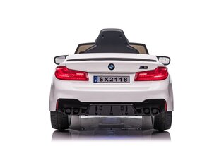 BMW M5 DRIFT, одноместный электромобиль, белый цена и информация | Электромобили для детей | 220.lv