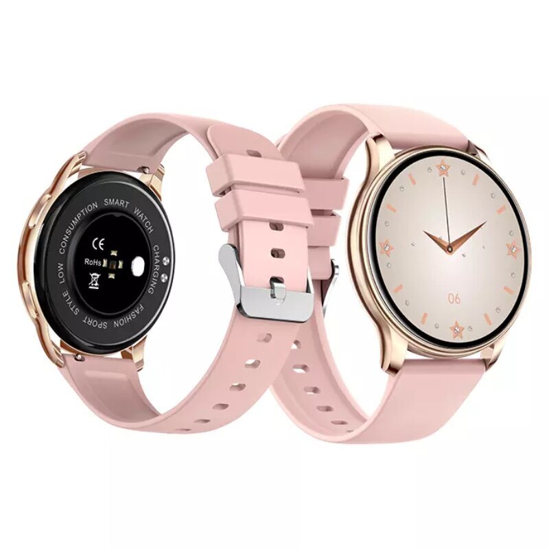 Smart watch KM09 PINK SIL KM09 PINK SIL cena un informācija | Viedpulksteņi (smartwatch) | 220.lv