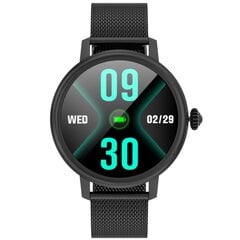 Smart watch CF90 BK STEEL with amoled screen CF90 BK STEEL cena un informācija | Viedpulksteņi (smartwatch) | 220.lv