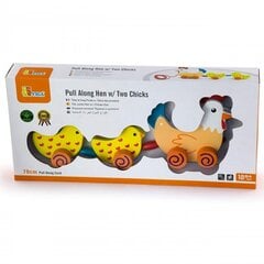 Тянущая игрушка - Цыплята, 36 см цена и информация | Игрушки для малышей | 220.lv