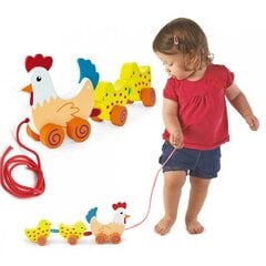 Rotaļlietaar auklu - Vistiņa, 36 cm cena un informācija | Rotaļlietas zīdaiņiem | 220.lv