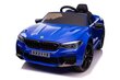 BMW M5 SX2118 vienvietīgs elektromobilis bērniem, zils cena un informācija | Bērnu elektroauto | 220.lv