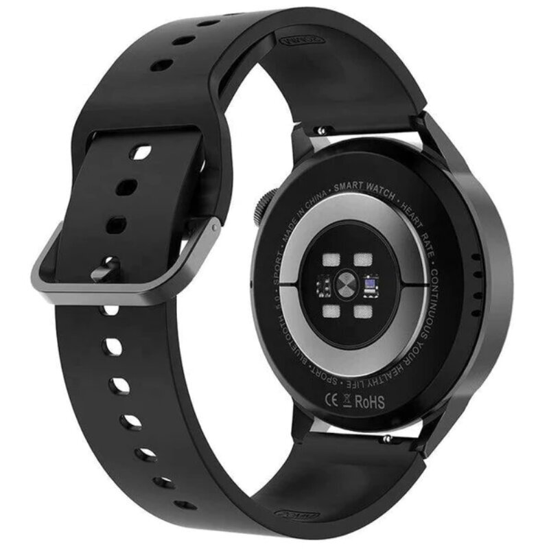 Smart watch DT4 BLACK SIL with wireless charger DT4 BLACK SIL cena un informācija | Viedpulksteņi (smartwatch) | 220.lv