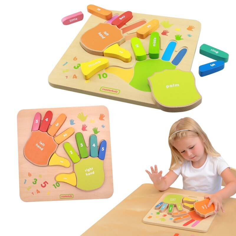 Koka puzle - rokas cena un informācija | Rotaļlietas zīdaiņiem | 220.lv