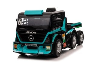 Mercedes XMX622B LCD одноместный электромобиль с прицепом, светло-голубой цена и информация | Электромобили для детей | 220.lv