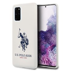 Чехол US Polo USHCS67SLHRWH для Samsung Galaxy S20+ G985, белый цена и информация | Чехлы для телефонов | 220.lv