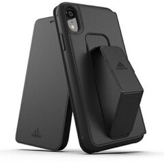 Adidas SP Folio Grip Case paredzēts iPhone Xr 32858, melns cena un informācija | Telefonu vāciņi, maciņi | 220.lv