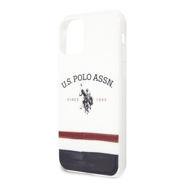 US Polo USHCN65PCSTRB, paredzēts iPhone 11 Pro Max, balts cena un informācija | Telefonu vāciņi, maciņi | 220.lv