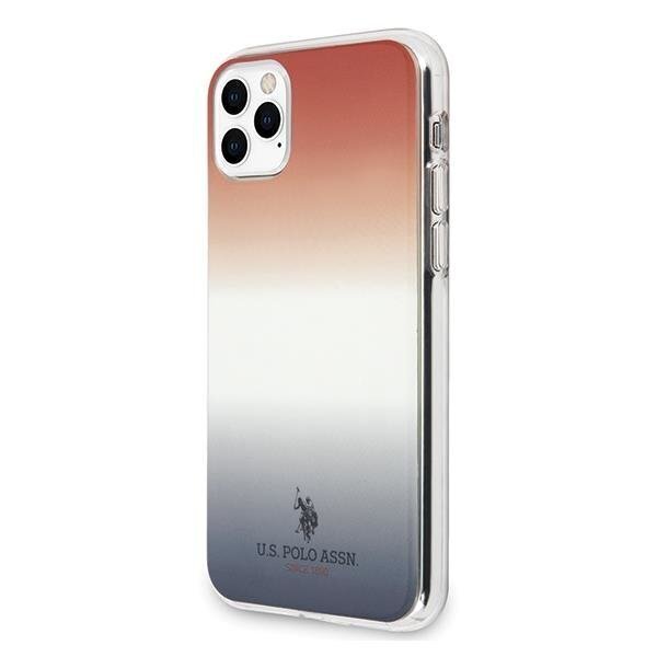 US Polo USHCN65TRDGRB, paredzēts iPhone 11 Pro Max, sarkans/zils cena un informācija | Telefonu vāciņi, maciņi | 220.lv