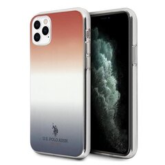 Чехол US Polo USHCN65TRDGRB для iPhone 11 Pro Max, красный/синий цена и информация | Чехлы для телефонов | 220.lv