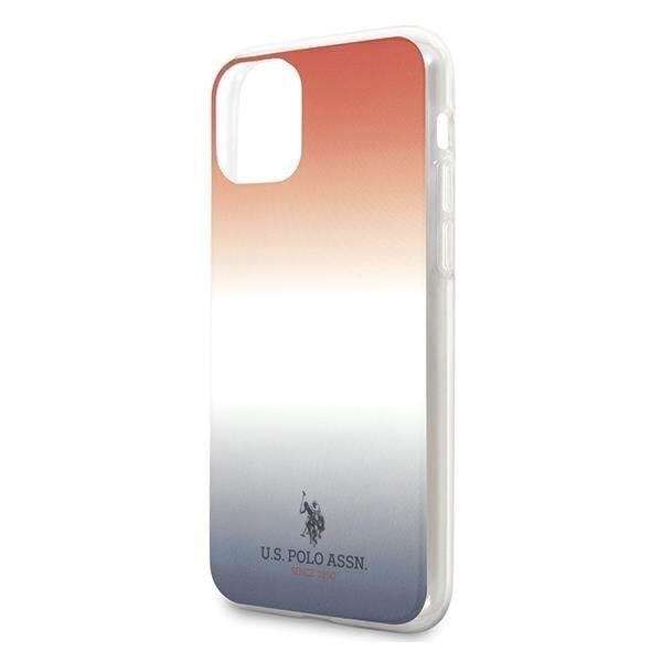 US Polo USHCN61TRDGRB, paredzēts iPhone 11, sarkans/zils цена и информация | Telefonu vāciņi, maciņi | 220.lv