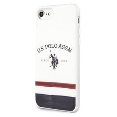 Чехол US Polo USHCI8PCSTRB для iPhone 7/8 / SE 2022 / SE 2020, белый цена и информация | Чехлы для телефонов | 220.lv