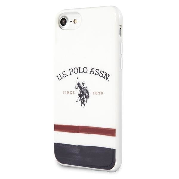 US Polo USHCI8PCSTRB, paredzēts iPhone 7/8 / SE 2022 / SE 2020, balts cena un informācija | Telefonu vāciņi, maciņi | 220.lv