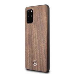 Mercedes MEHCS67VWOLB S20+ G985 hard case brązowy/brown Wood Line Walnut cena un informācija | Telefonu vāciņi, maciņi | 220.lv