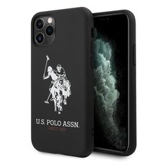 US Polo USHCN65SLHRBK, paredzēts iPhone 11 Pro Max, melns cena un informācija | Telefonu vāciņi, maciņi | 220.lv