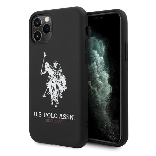 US Polo USHCN65SLHRBK, paredzēts iPhone 11 Pro Max, melns цена и информация | Telefonu vāciņi, maciņi | 220.lv