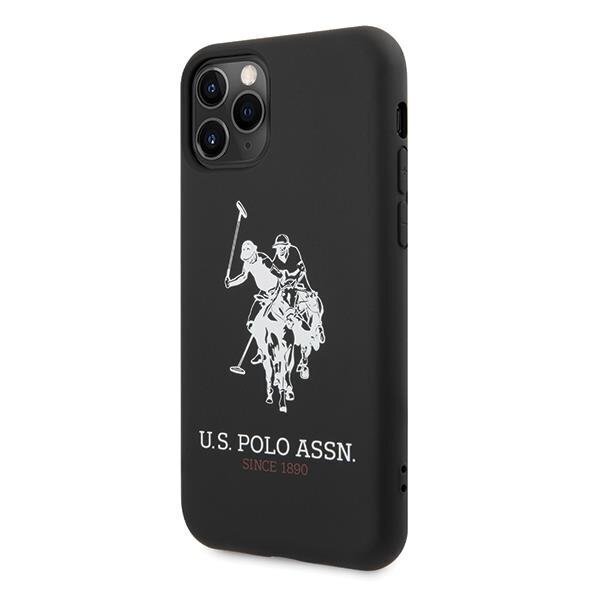 US Polo USHCN65SLHRBK, paredzēts iPhone 11 Pro Max, melns цена и информация | Telefonu vāciņi, maciņi | 220.lv