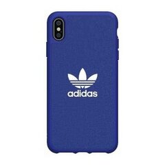 Adidas Molded Case Canvas paredzēts iPhone Xs Max 34960, zils цена и информация | Чехлы для телефонов | 220.lv