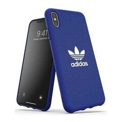 Чехол Adidas Molded Case Canvas для iPhone Xs Max, синий 34960 цена и информация | Чехлы для телефонов | 220.lv