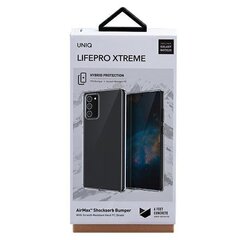 Uniq case LifePro Xtreme, paredzēts Samsung Note 20 N980,Caurspīdīgs cena un informācija | Telefonu vāciņi, maciņi | 220.lv