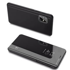 Hurtel Clear View Case paredzēts Samsung Galaxy A20s, melns cena un informācija | Telefonu vāciņi, maciņi | 220.lv