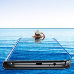 Hurtel Clear View Case paredzēts Samsung Galaxy A20s, melns cena un informācija | Telefonu vāciņi, maciņi | 220.lv