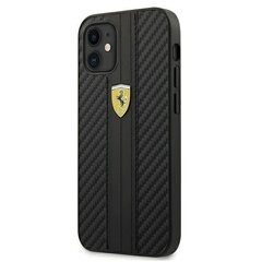 Telefona vāciņš Ferrari FESNECHCP12SBK iPhone 12 mini 5,4" cena un informācija | Telefonu vāciņi, maciņi | 220.lv