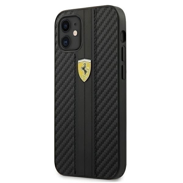 Telefona vāciņš Ferrari FESNECHCP12SBK iPhone 12 mini 5,4" цена и информация | Telefonu vāciņi, maciņi | 220.lv