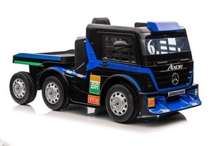 Mercedes XMX622B LCD одноместный электромобиль с прицепом, синий цена и информация | Электромобили для детей | 220.lv
