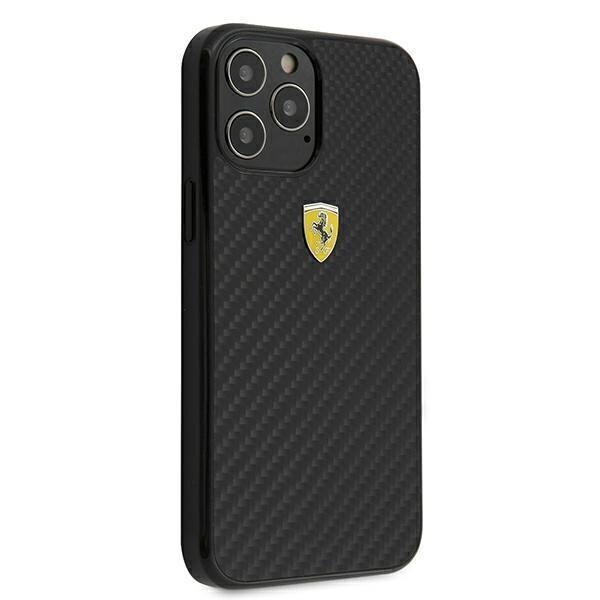 Ferrari FERCAHCP12LBK paredzēts iPhone 12 Pro Max 6,7" cena un informācija | Telefonu vāciņi, maciņi | 220.lv