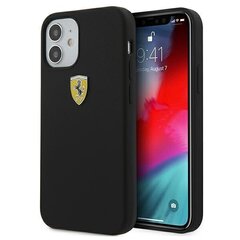 Ferrari FESSIHCP12SBK paredzēts iPhone 12 mini 5.4" cena un informācija | Telefonu vāciņi, maciņi | 220.lv