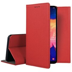 Mocco Smart Magnet Book Case Grāmatveida Maks Telefonam Xiaomi Poco F3 Sarkans цена и информация | Чехлы для телефонов | 220.lv