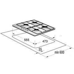 Schlosser PGH6351B цена и информация | Варочные поверхности | 220.lv