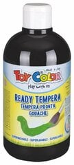 Guaša Tempera krāsa ToyColor - superwashable |500 ml| melna cena un informācija | Modelēšanas un zīmēšanas piederumi | 220.lv