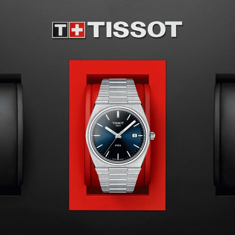 Vīriešu pulkstenis Tissot PRX T137.410.11.041.00 цена и информация | Vīriešu pulksteņi | 220.lv