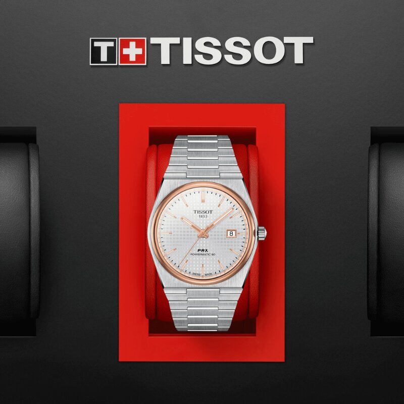 Vīriešu pulkstenis Tissot PRX Powermatic 80 T137.407.21.031.00 цена и информация | Vīriešu pulksteņi | 220.lv