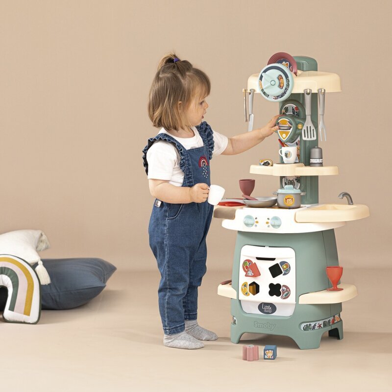 Bērnu virtuve Little Smoby, 65 x 35 x 85 cena un informācija | Rotaļlietas meitenēm | 220.lv