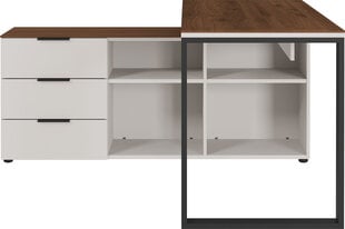 Письменный стол угловой Ancona 4223, коричневый/светло-серый цена и информация | Компьютерные, письменные столы | 220.lv