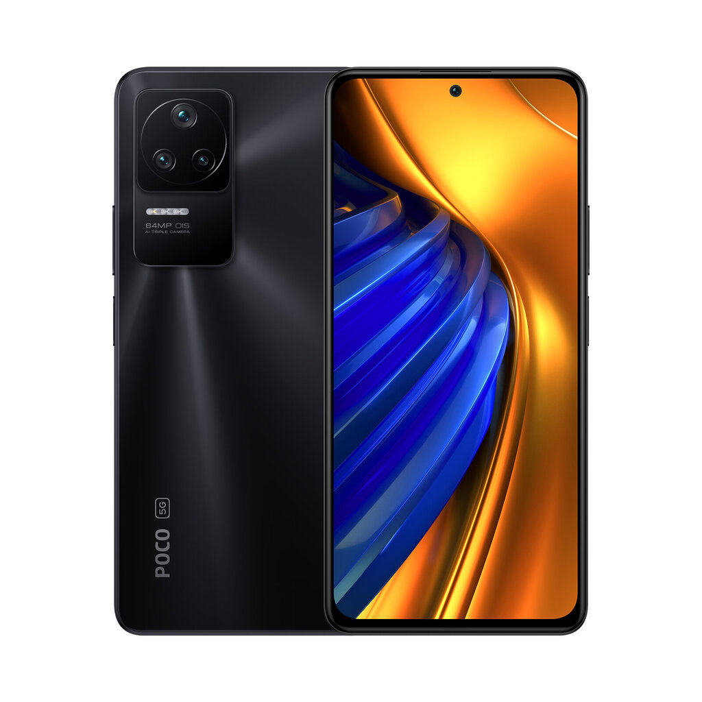 Xiaomi Poco F4 16.9 cm (6.67") Dual SIM Android 10.0 5G USB Type-C 6 GB 128 GB 4500 mAh Black cena un informācija | Mobilie telefoni | 220.lv